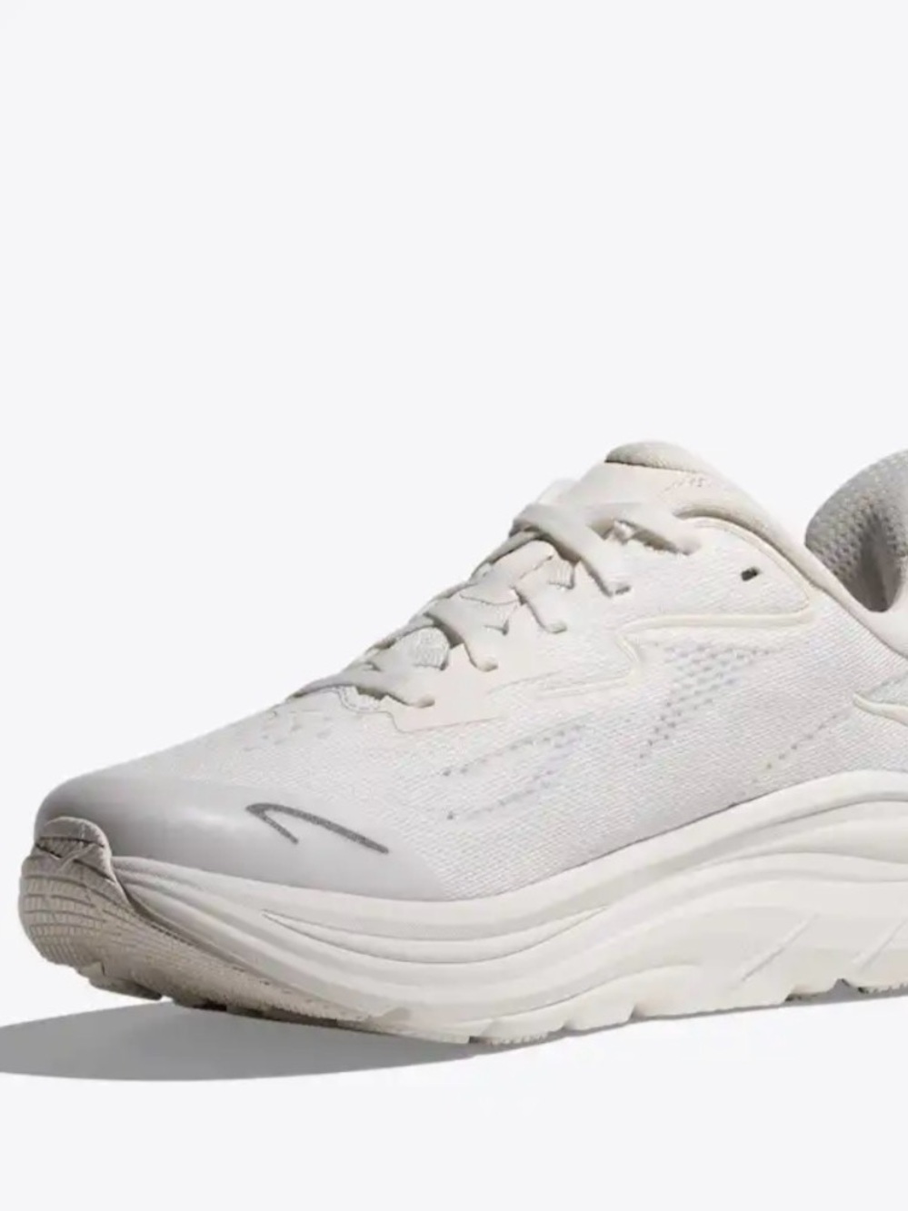 Hoka Kids White Athletic Running Shoes
